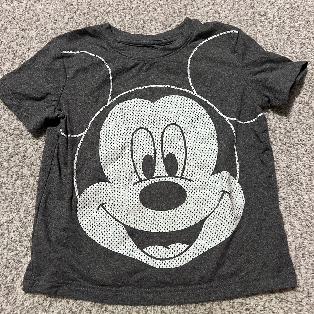Disney Mickey Mouse Kids T-Shirt - Dark Gray
